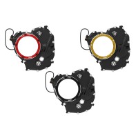 DBK Special Parts (Ducabike) EVO LED Clear Wet Clutch Cover for the Ducati 890 V2 Engine (2025+) DBK Special Parts (Ducabike) EVO LED Clear Wet Clutch Cover for the Ducati 890 V2 Engine (2025+)